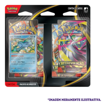 Blister Quádruplo Mega Evolução Golduck