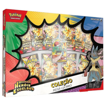 Box Coleção Mega Lucario – Heróis Excelsos