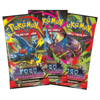 Pokémon TCG, Blister Unitário ME02 Fogo Fantasmagórico 6 Cartas