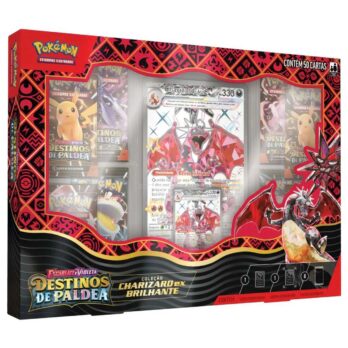 Box Pokémon Destinos De Paldea Charizard Ex Brilhante Copag